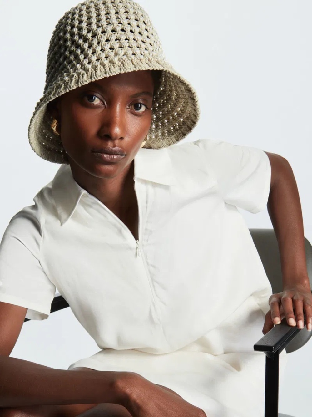 ✨COS✨Crochet Bucket Hat